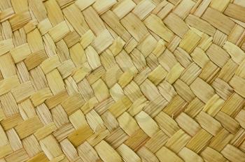 woven tan straw hat detail for background texture 
