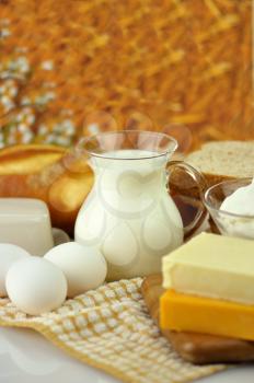 dairy products and Fresh eggs 
