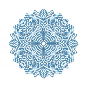 Mandala. Decorative round ornament. Anti-stress therapy pattern. Hand drawn ornament. Islam, Arabic, Indian style