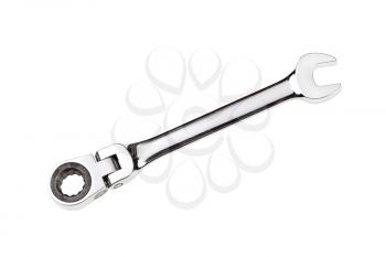 Wrench tool isolated on white background 