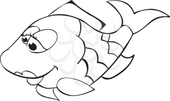 Royalty Free Clipart Image of a Fish
