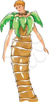 Carnival costumes -  palm tree