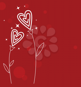 Valentine´s love flower
Valentines day background