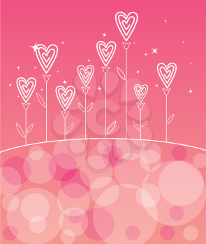 Valentine´s love flower
Valentines day background