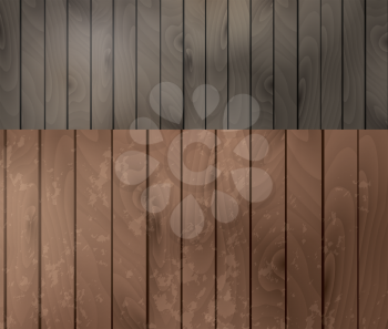 Two wood textures