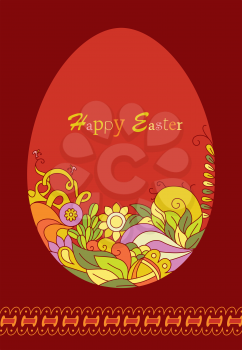 Easter egg card