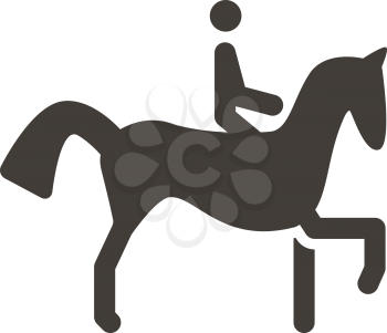Summer sports icon - equestrian icon