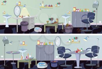 Royalty Free Clipart Image of Beauty Salons