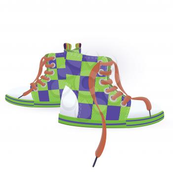 Royalty Free Clipart Image of a Pair of Shoes
