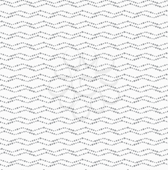 Seamless stylish geometric background. Modern abstract pattern. Flat monochrome design.Repeating ornament dotted wavy lines horizontal.
