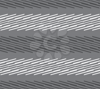 Seamless stylish geometric background. Modern abstract pattern. Flat monochrome design.Monochrome pattern with light gray and black diagonal blade shapes.