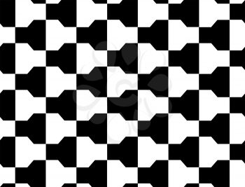 Black and white alternating bolts.Seamless stylish geometric background. Modern abstract pattern. Flat monochrome design.