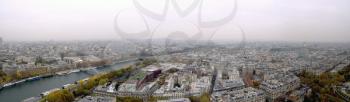 Paris as seen from the Tower of Eiffel