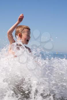 Child on the beach