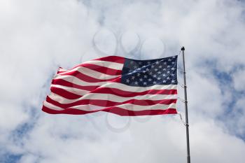 Royalty Free Photo of an American Flag