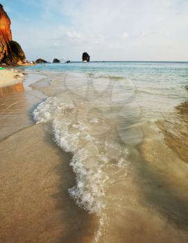 Royalty Free Photo of the Adaman Sea in Thailand