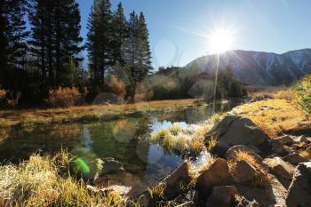 Royalty Free Photo of a Rural Lake Landscape