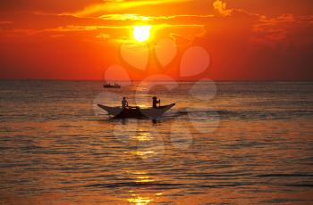 Royalty Free Photo of a Fishing Boat in Sri Lanka