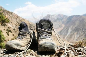 Royalty Free Photo of Hiking Boots