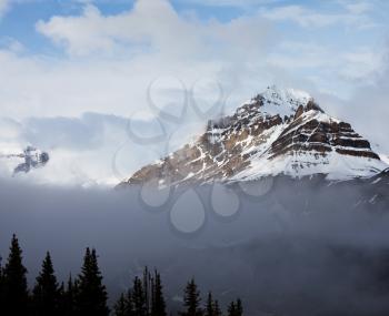 Royalty Free Photo of a Canadian Mountain