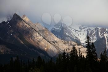 Royalty Free Photo of Canadian Mountain