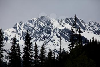 Royalty Free Photo of a Canadian Mountains