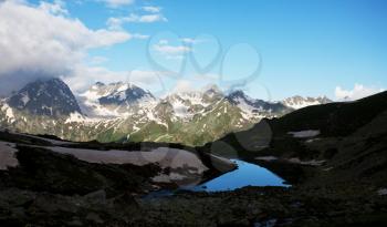 Royalty Free Photo of the Caucasus Mountains