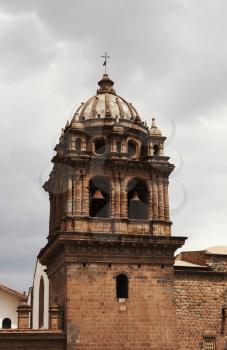 Royalty Free Photo of a Church in Cuzco, Peru