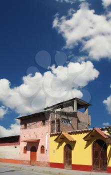Royalty Free Photo of a Colourful Peruvian Building