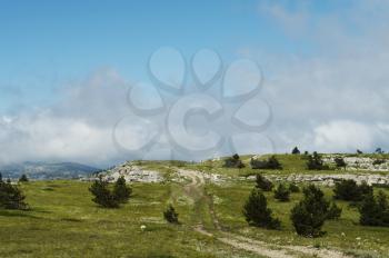 Royalty Free Photo of the Crimean Mountains in the Summer