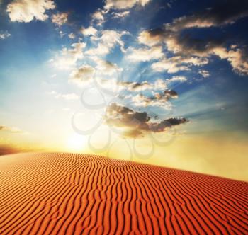 Royalty Free Photo of the Sahara Desert