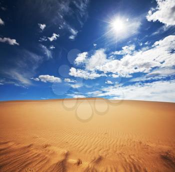 Royalty Free Photo of the Gobi Desert