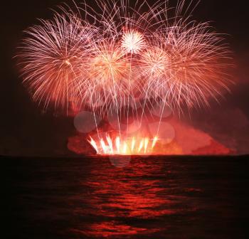 Royalty Free Photo of Fireworks Exploding