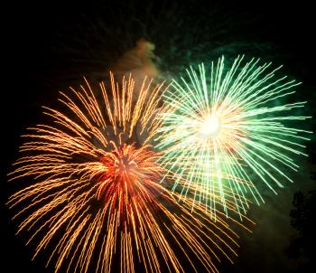 Royalty Free Photo of Fireworks