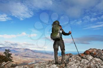 Royalty Free Photo of a Hiker