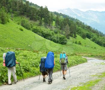 Royalty Free Photo of Hikers