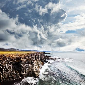 Royalty Free Photo of the Iceland Coast