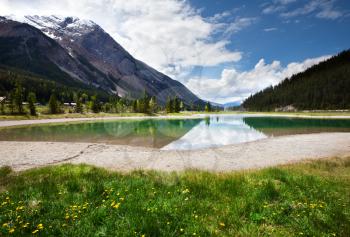 Royalty Free Photo of Moraine Lake in Alberta, Canada