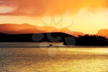 Royalty Free Photo of a Mountain Lake