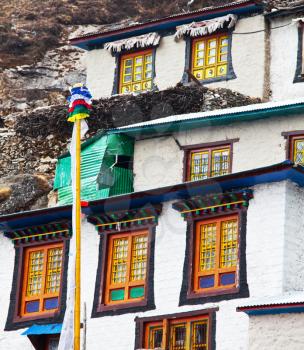 Royalty Free Photo of a Monastery in Nepal