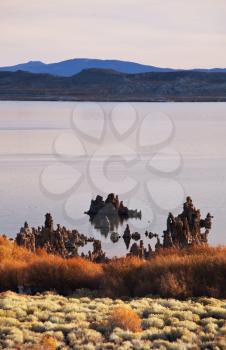 Royalty Free Photo of Mono Lake Formations