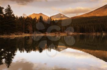 Royalty Free Photo of a Lake at Dawn