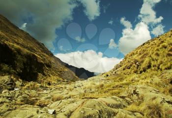 Royalty Free Photo of a Cordillera Mountain Landscape