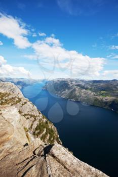 Royalty Free Photo of a Fjord in Norway