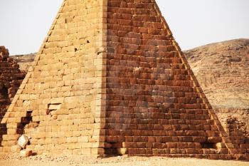 Royalty Free Photo of Meroe Pyramids in Sudan