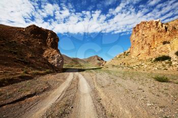 Royalty Free Photo of a Road in the Mountains