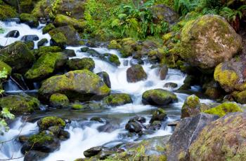 Royalty Free Photo of Cascading Water