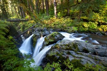 Royalty Free Photo of Sol Duc Waterfall