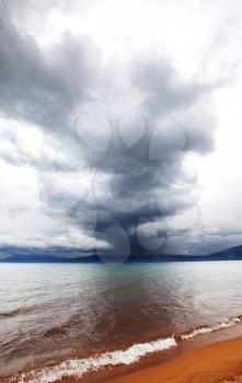 Royalty Free Photo of Storm on Tahoe Lake,USA