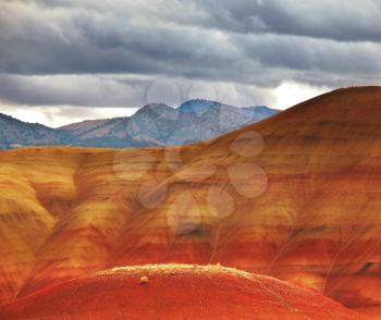 Painted hills in john day national monument, Oregon,USA